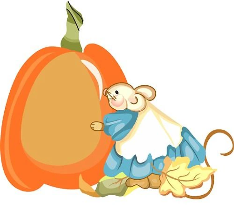 MOUSE AND PUMPKIN