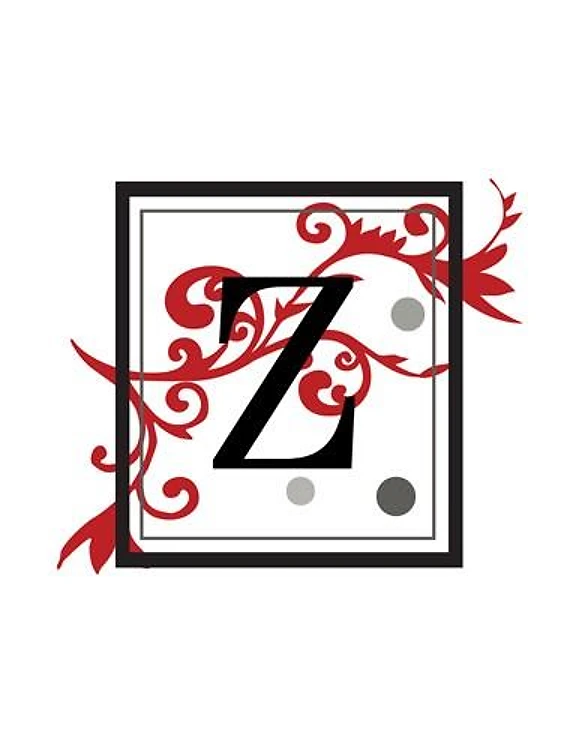 FANCY SQUARE LETTER W