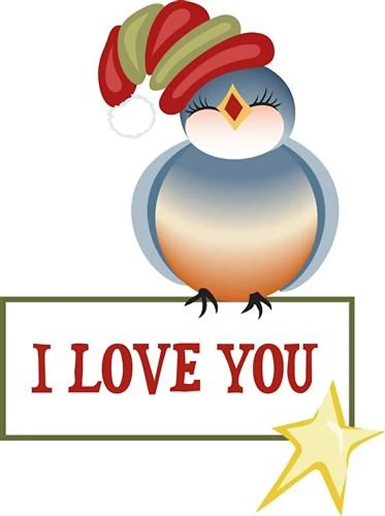 I LOVE YOU GIFT TAG