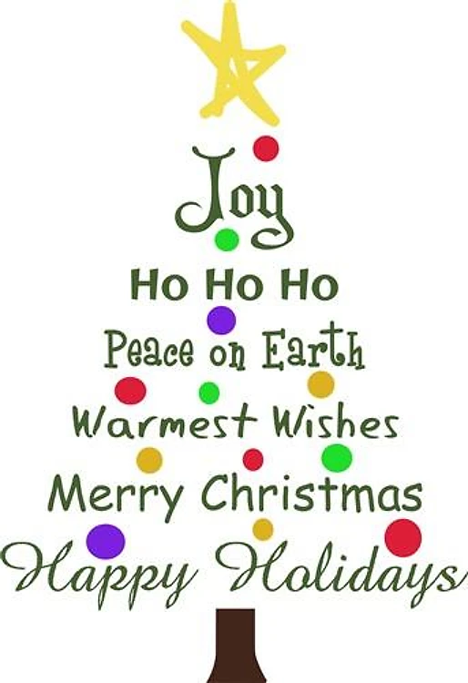 CHRISTMAS TREE GREETINGS