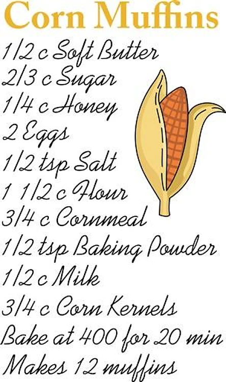 CORN MUFFINS RECIPE