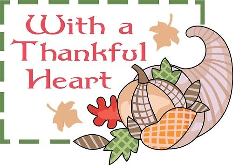 WITH A THANKFUL HEART