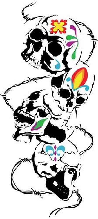 DECORATED SKULLS