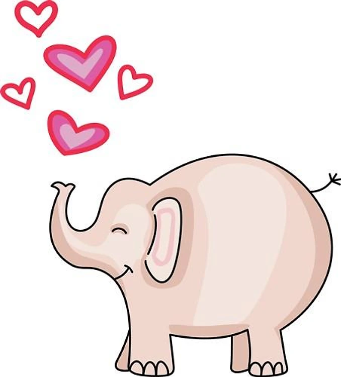ELEPHANT BLOWING HEARTS