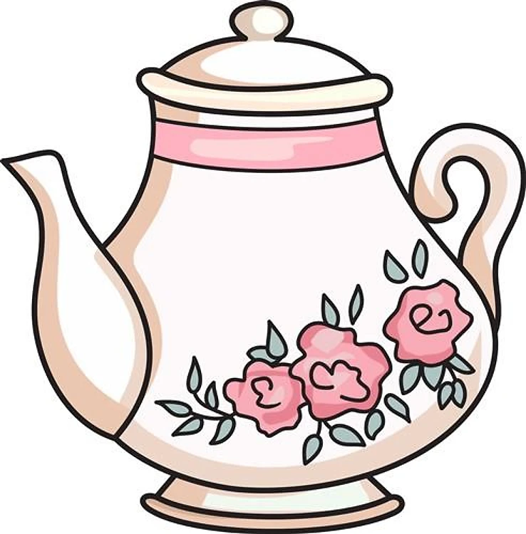 FLORAL TEAPOT