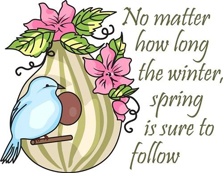 SPRING IS SURE TO FOLLOW