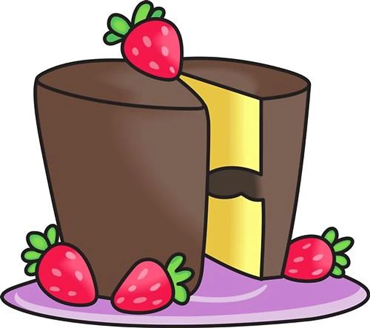 CAKE WITH STRAWBERRIES