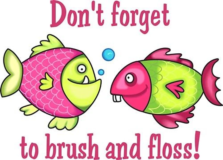 DONT FORGET TO BRUSH AND FLOSS