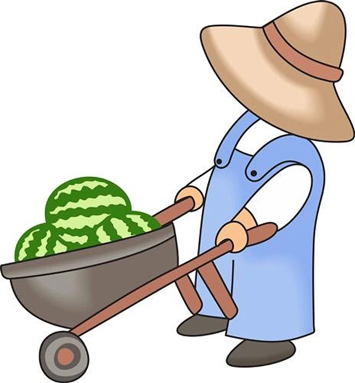 BOY WITH WATERMELONS