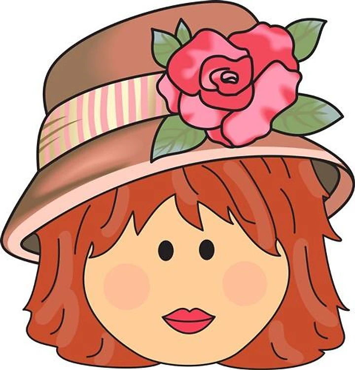 WOMAN WEARING A HAT