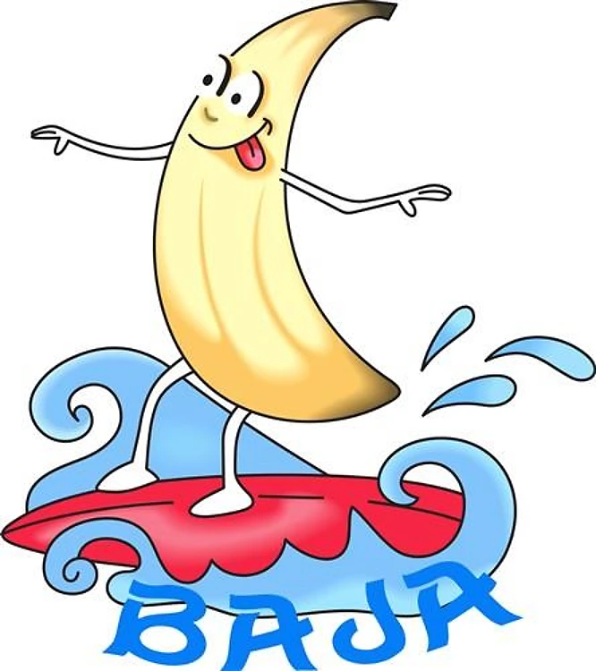 BANANA SURFING BAJA