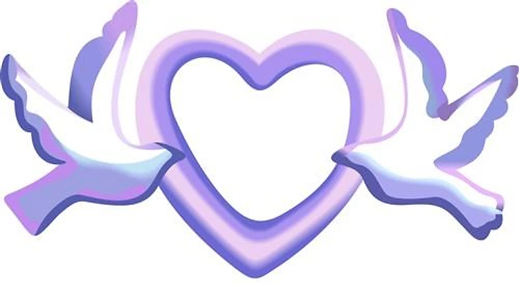 DOVES AND HEART