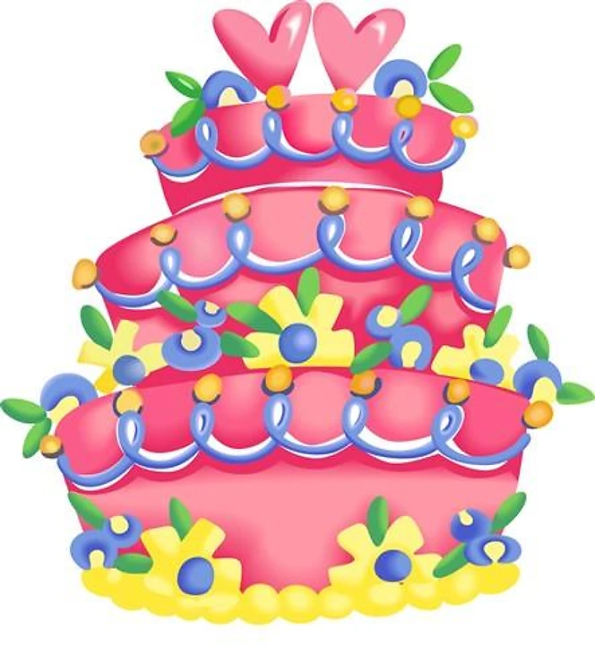 CAKE WITH HEARTS