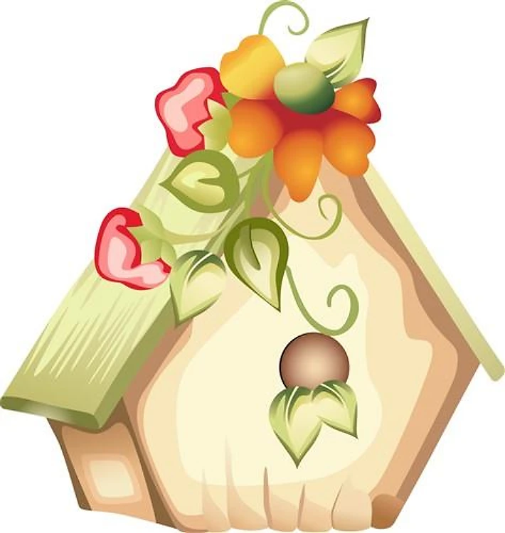FLORAL BIRDHOUSE