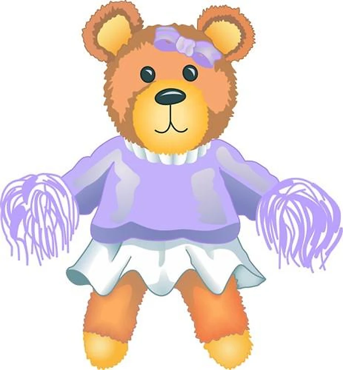 TEDDY BEAR CHEERLEADER