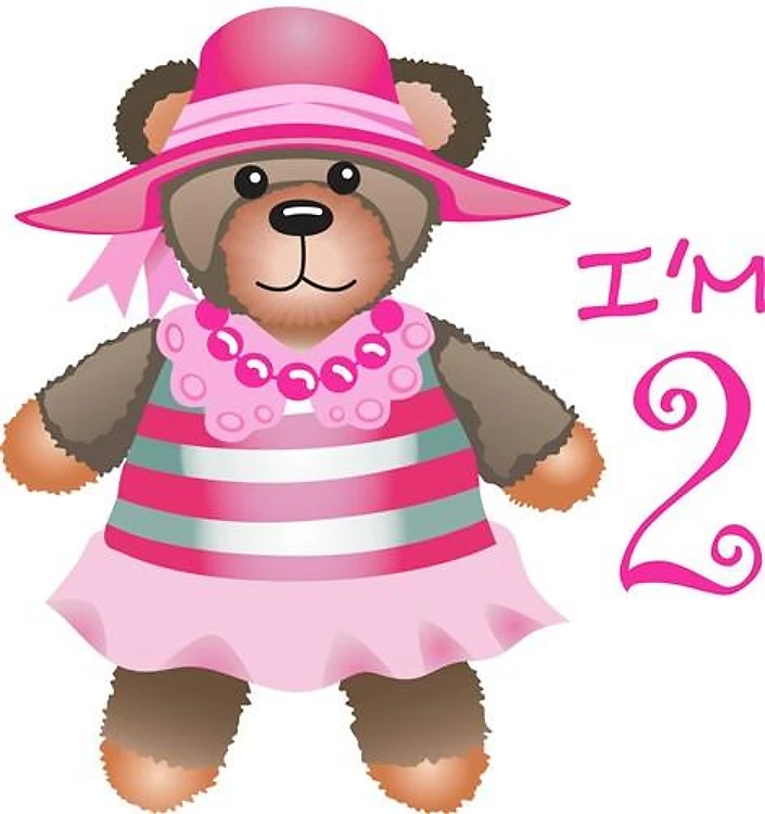 IM FOUR BIRTHDAY BEAR