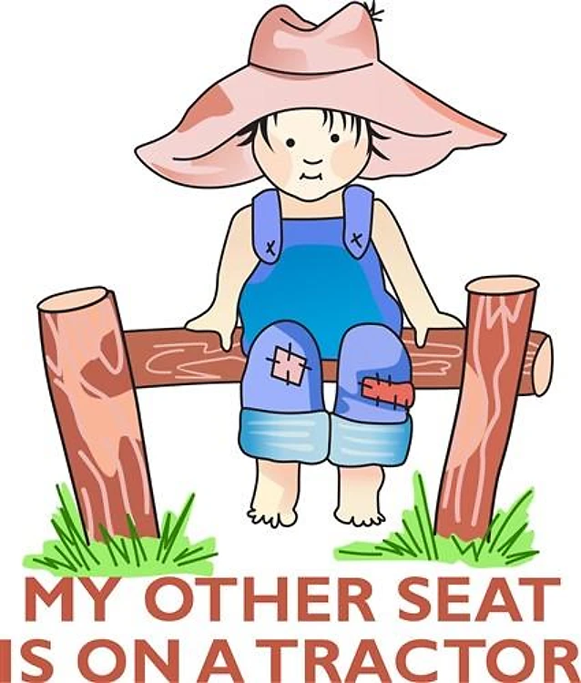 OTHER SEAT IS ON A TRACTOR