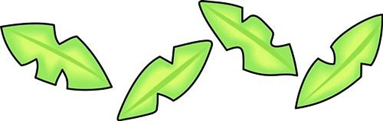 JUNGLE LEAF BORDER