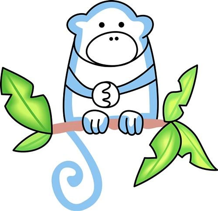 MONKEY APPLIQUE