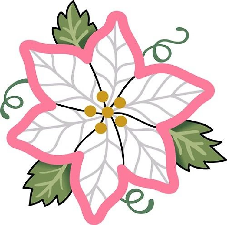 POINSETTIA APPLIQUE