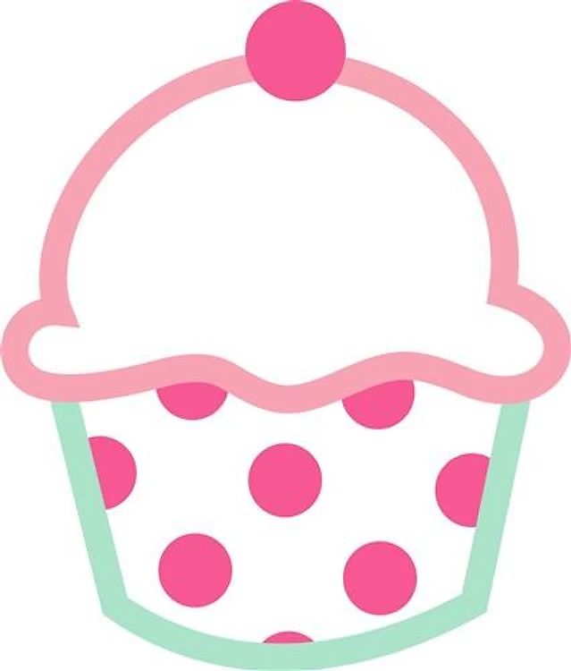 CHERRY CUPCAKE APPLIQUE