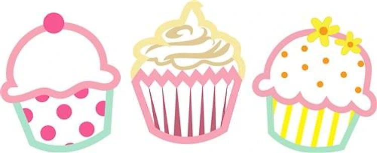 CUPCAKE APPLIQUE BORDER