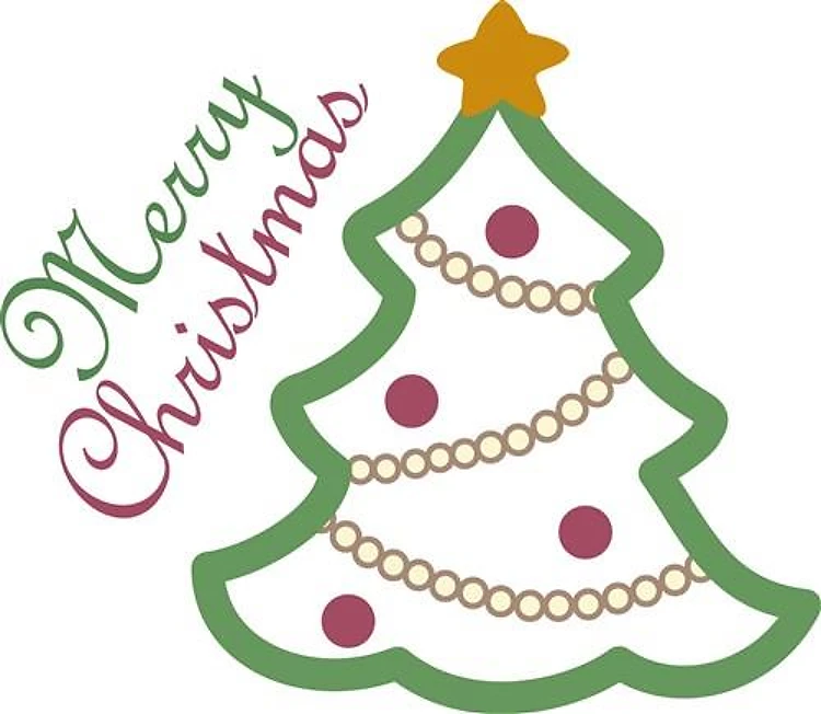 MERRY CHRISTMAS APPLIQUE