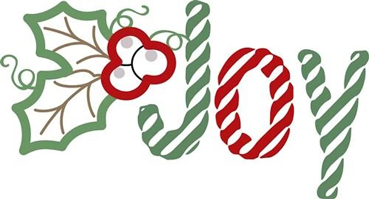 JOY HOLLY APPLIQUE
