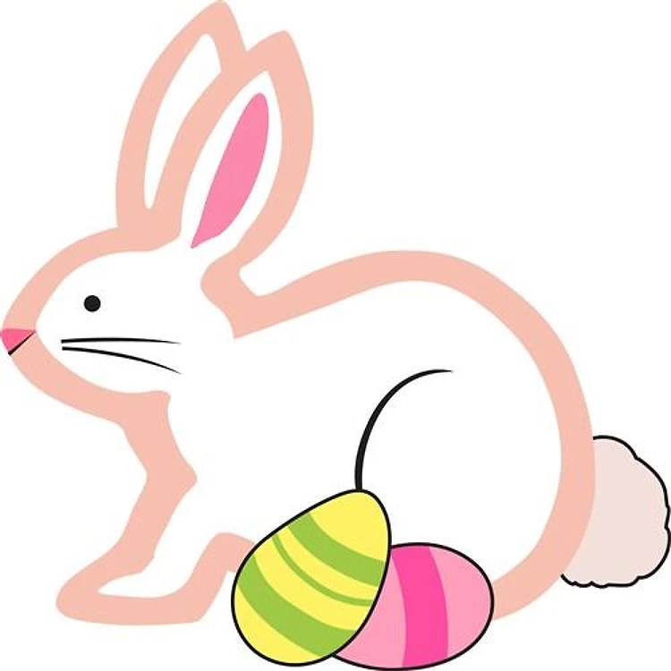 EASTER BUNNY APPLIQUE