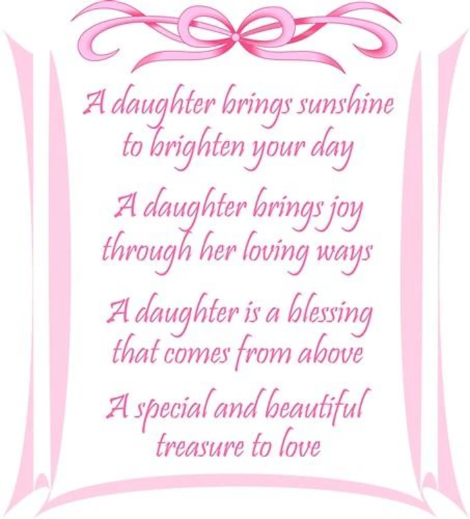 NEW DAUGHTER POEM