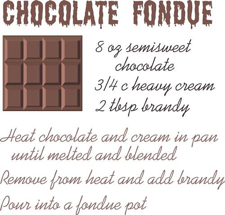 CHOCOLATE FONDUE