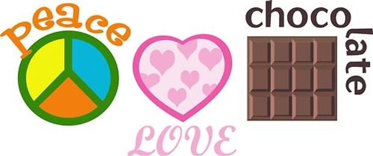 PEACE LOVE CHOCOLATE