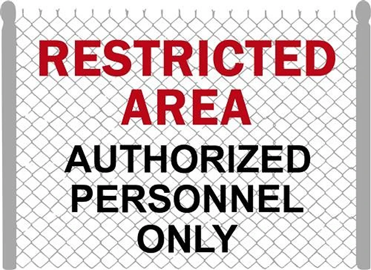 RESTRICTED AREA