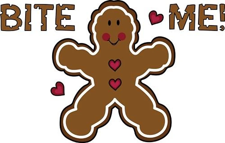 GINGERBREAD BITE ME