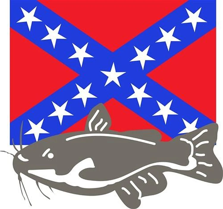CATFISH REBEL FLAG