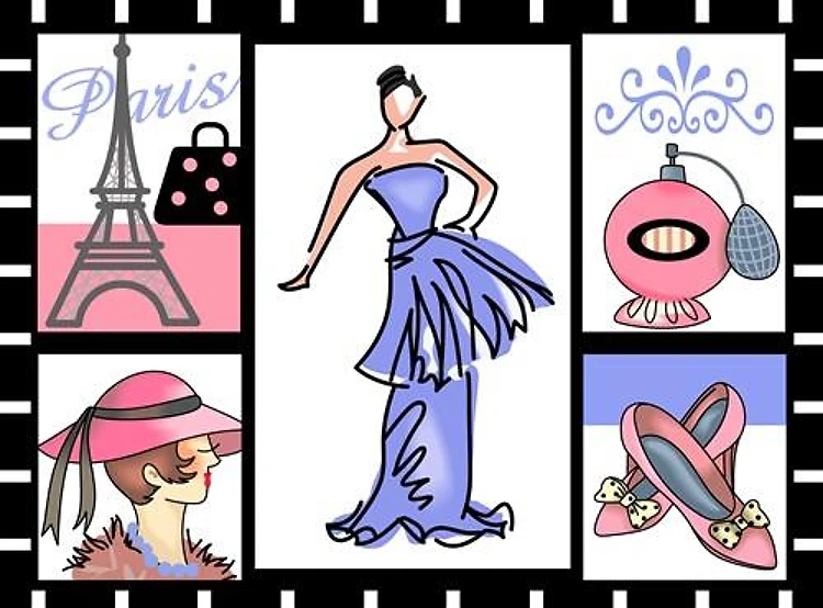 FASHION MODEL MONTAGE