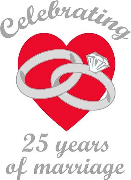 TWENTY FIVE YEARS MARRIAGE