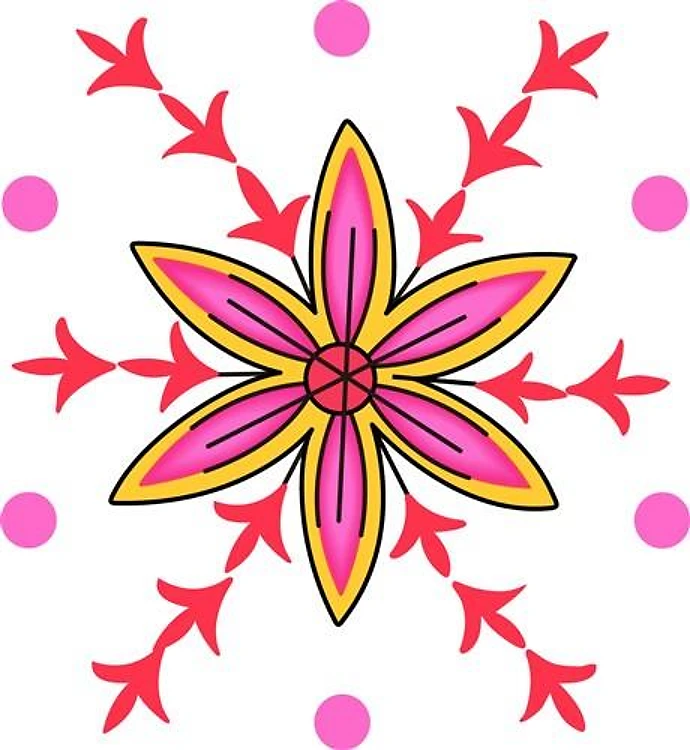 GYPSY CHIC FLOWER DESIGN
