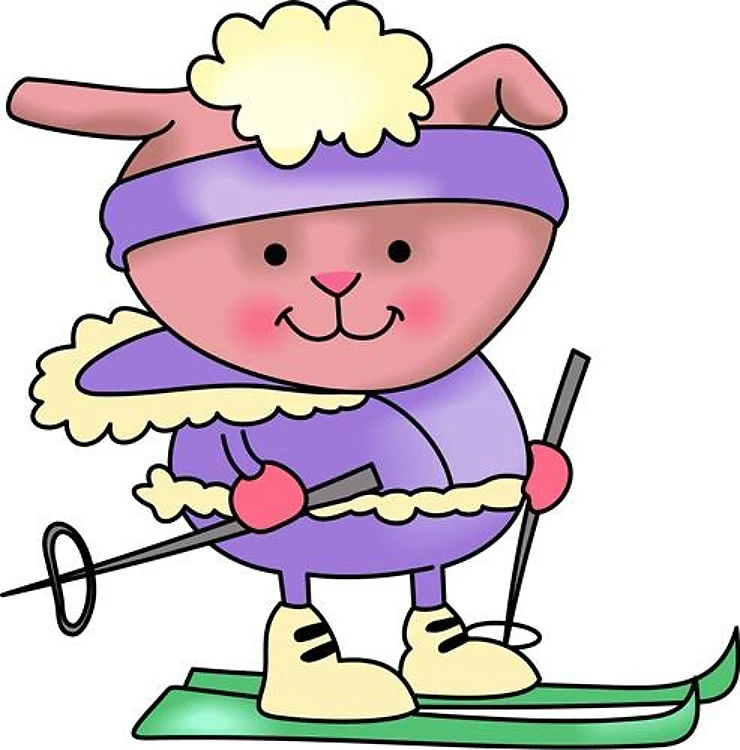 BUNNY SNOW SKIING