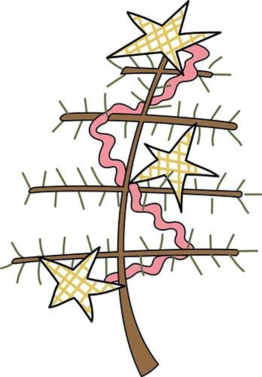 STICK XMAS TREE
