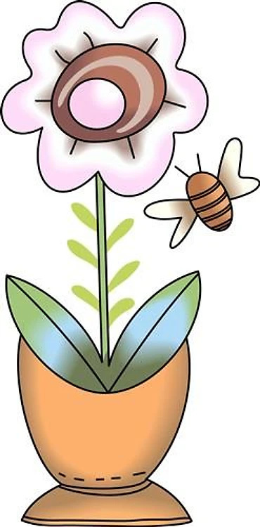 BEE AND FLOWER