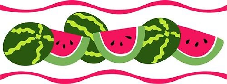 WATERMELON BORDER