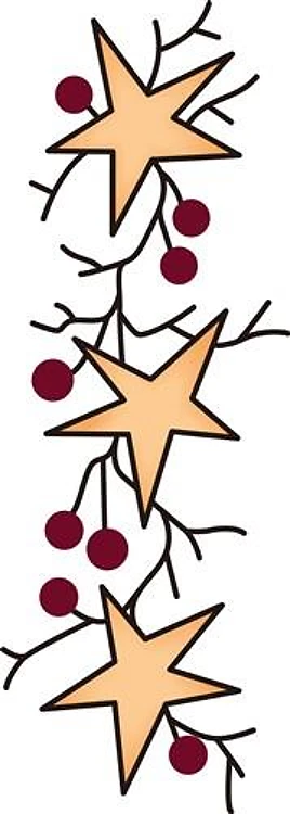 STAR AND BERRY BORDER