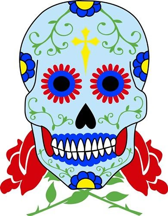 DAY OF THE DEAD SKULL