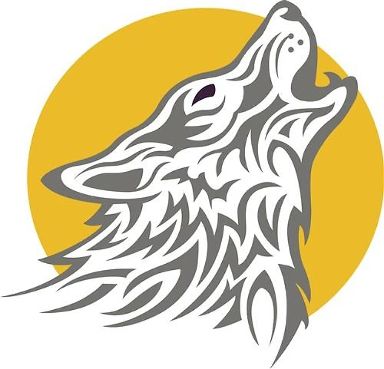 WOLF AGAINST MOON