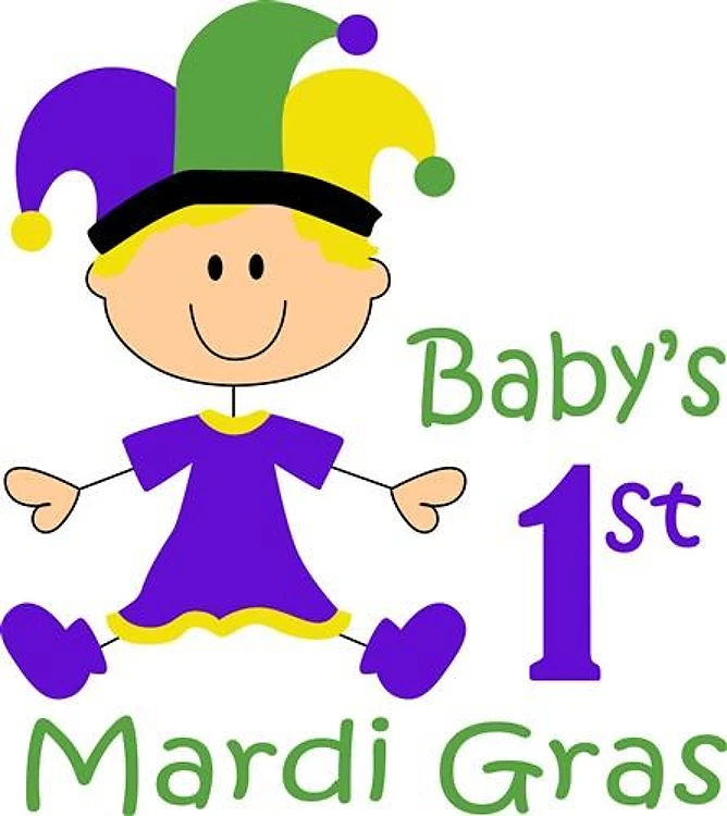BABY GIRLS FIRST MARDI GRAS
