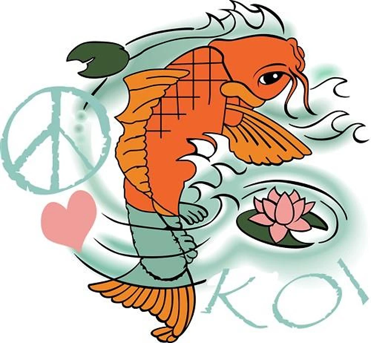 KOI PEACE LOVE KOI