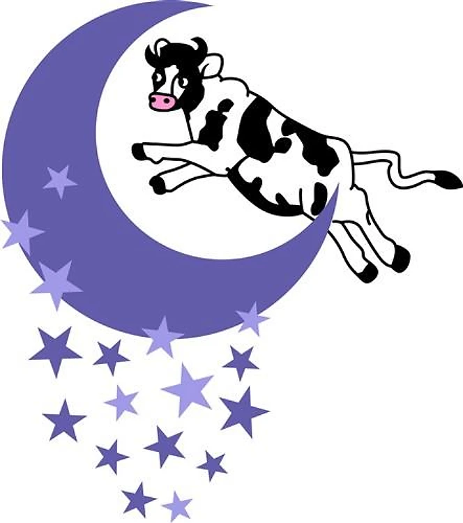 COW JUMPED OVER THE MOON