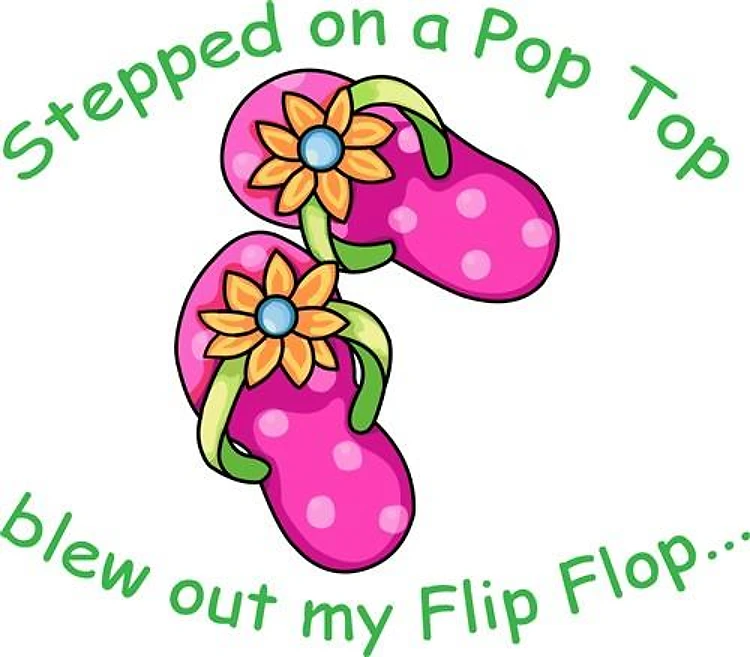 PINK FLIP FLOPS