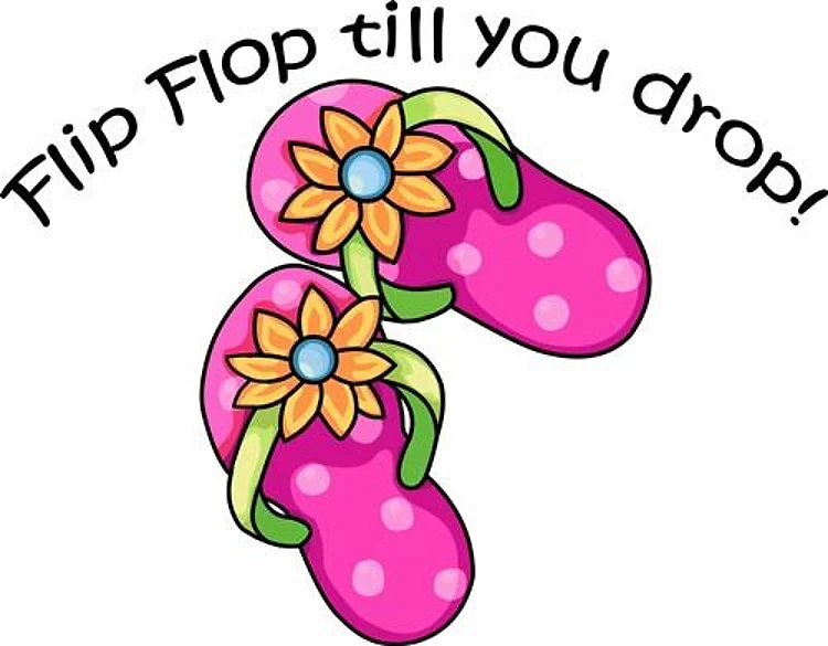 PINK FLIP FLOPS